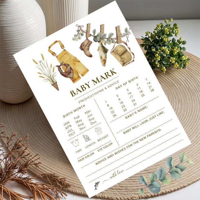 Little Fisherman Predictions Baby Shower Game (Von Creator hochgeladen)