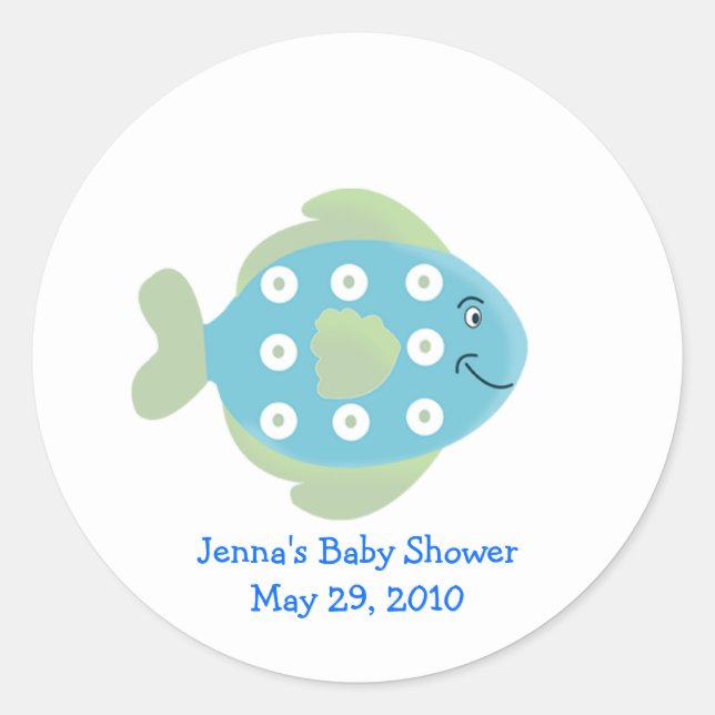 Little Fishy TROPICAL FISH Fevor Sticker (Vorderseite)