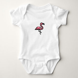 Little Flamingo Baby Strampler