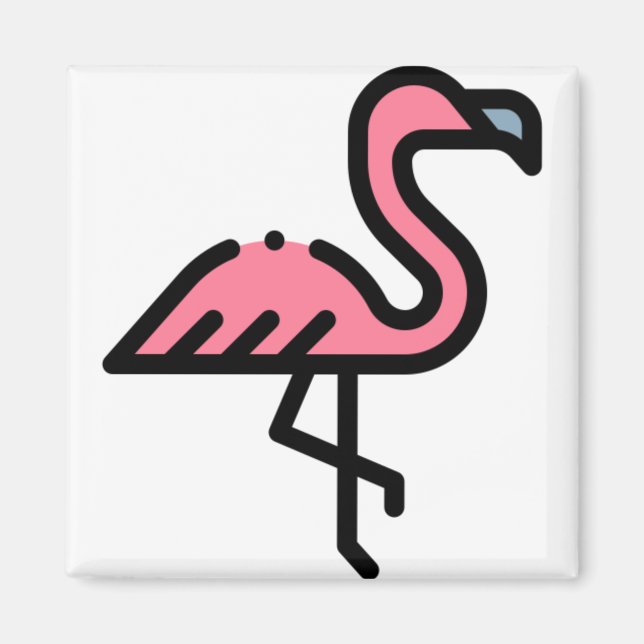 Little Flamingo Magnet (Vorne)