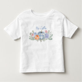 Little Floral Pumpkin Halloween Fall Baby Dusche Kleinkind T-shirt