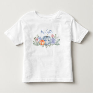 Little Floral Pumpkin Halloween Fall Baby Dusche Kleinkind T-shirt
