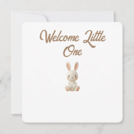 Little Forest Friends Baby Milestone Card – Welcom Feiertagskarte