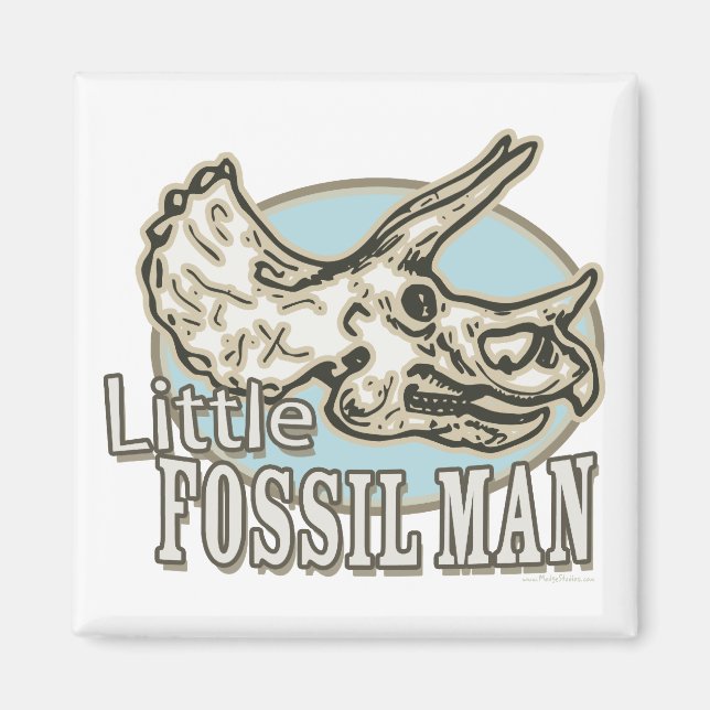 Little Fossil Man von Mudge Studios Magnet (Vorne)