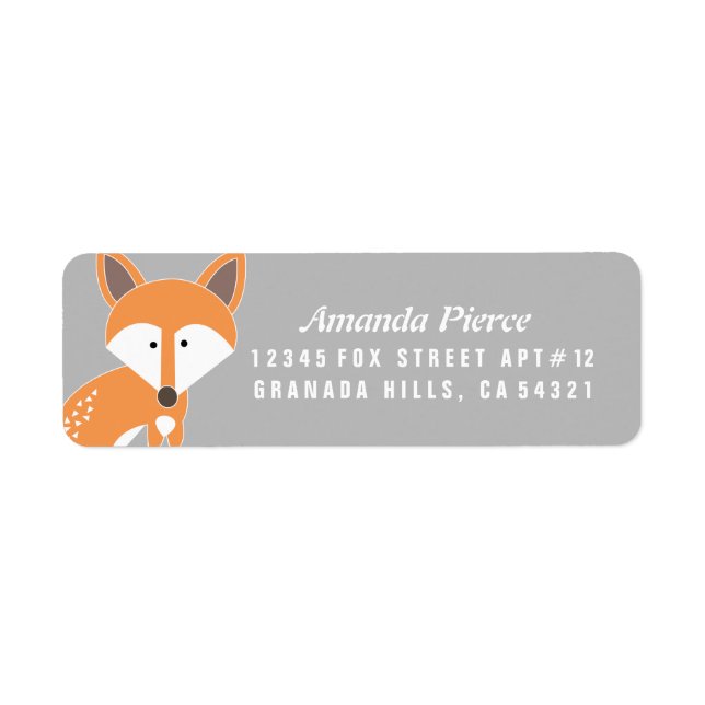 Little Fox Address Labels (Vorne)