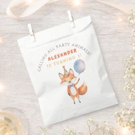 Little Fox Birthday Party Geschenktütchen