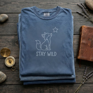 Little Fox Brave Zitat Grafik T-Shirt - Abenteuer