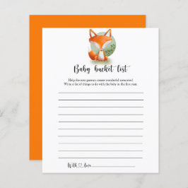 Little Fox cub - Baby Eimer Liste