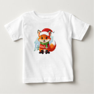 Little Fox's Christmas Eve Baby T-shirt