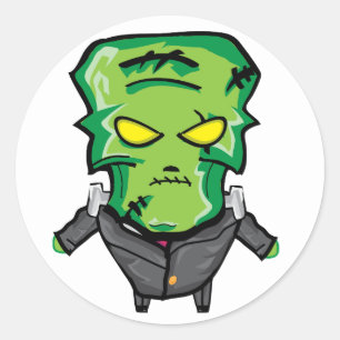 Little Frankie Runder Aufkleber