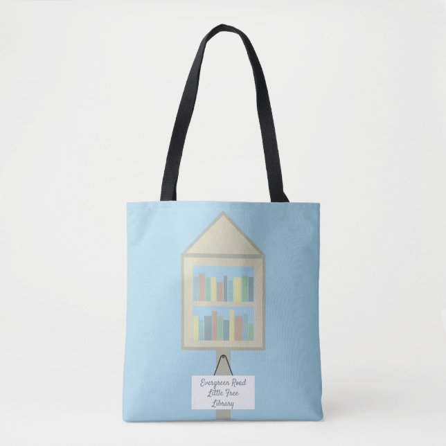 Little Free Library Personalisiert Tote Bag (Vorderseite)