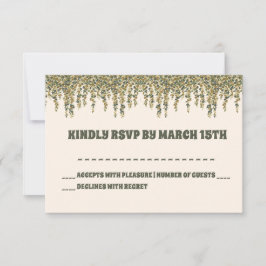 Little Fungi Gender Neutral Baby Shower RSVP Card Karte