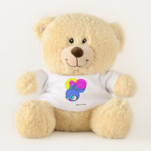 Little Fuzzy Bunnies Teddy füllte T - Shirt!