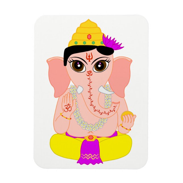 Little Ganesha Magnet (Vertikal)