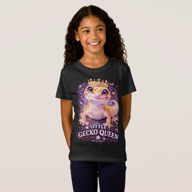 LITTLE GECKO QUEEN - T-Shirt (Vorne ganz)