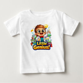 Little Genius Cute Baby Illustration T-shirt