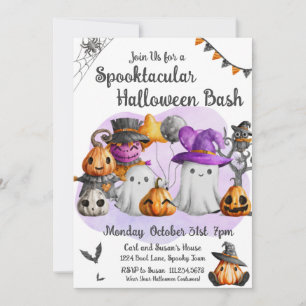 Little Ghost-Halloween-Party Einladung