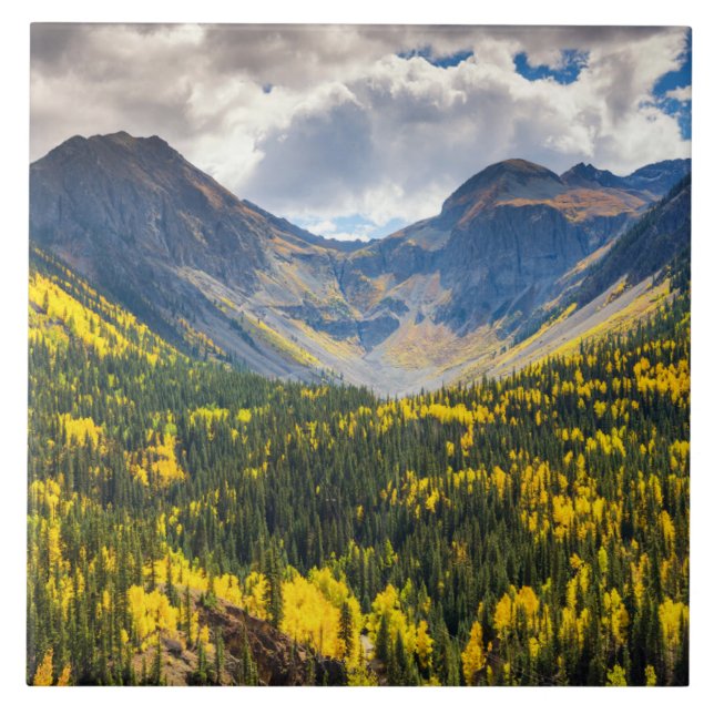 Little Giant & Kendall Peak, Silverton, Colorado Fliese (Vorderseite)