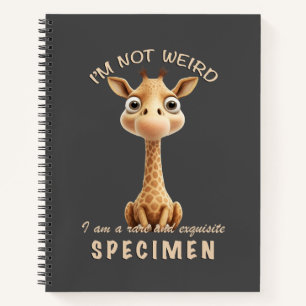 Little Giraffe Ich bin nicht komisch, ich bin selt Notizbuch