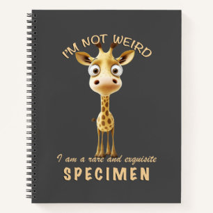 Little Giraffe Ich bin nicht komisch, ich bin selt Notizbuch