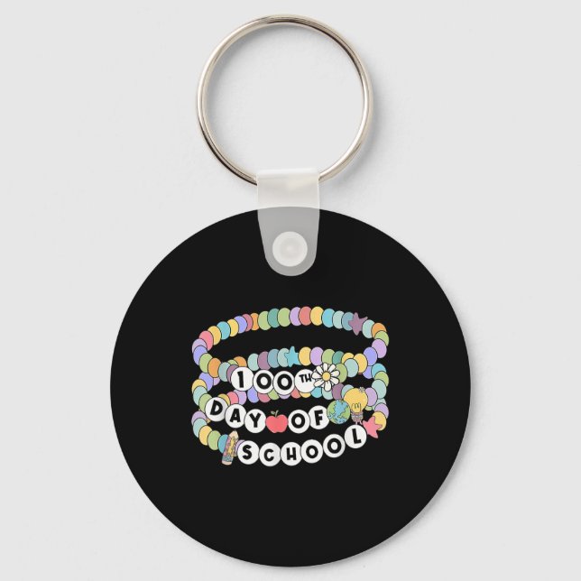 Little Girl 100 Tage Schulfreundschaftsband Schlüsselanhänger (Vorderseite)