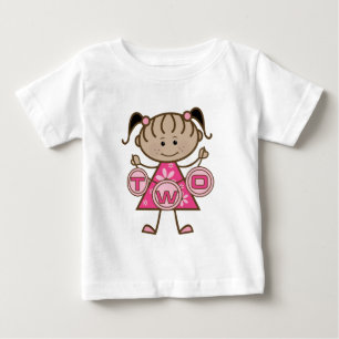 Little Girl 2. Geburtstag T - Shirt und Geschenke