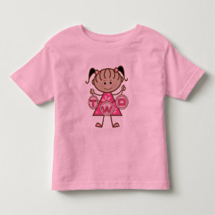 Little Girl 2. Geburtstag T - Shirt und Geschenke