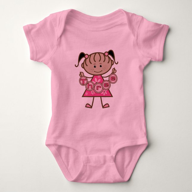 Little Girl 3. Geburtstag - Tshirts und Geschenke (Vorderseite)
