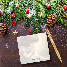 Little Girl Angel Radiant Light Halo beten Post-it Klebezettel