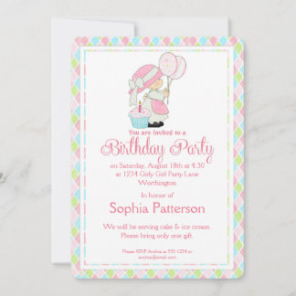 Little Girl Birthday Party Einladung Country Girl