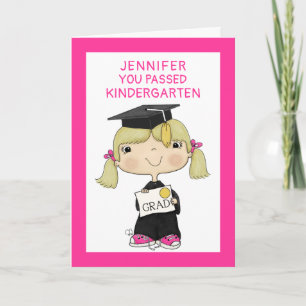 Little Girl Blond Hair Karte