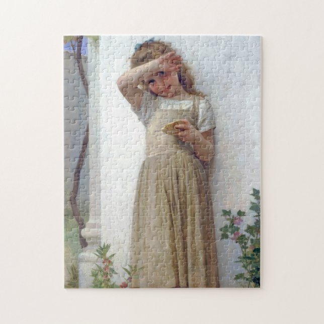 Little Girl, Bouguereau Puzzle (Vertikal)