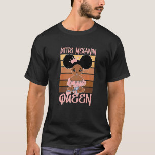 Little Girl Melanin Black History Magic Afro Toddl T-Shirt