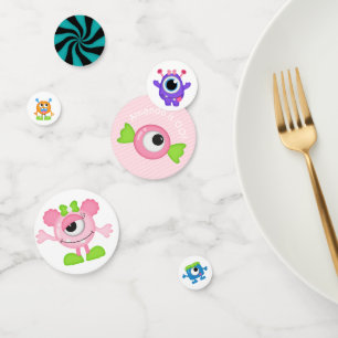 Little Girl Monster Themenparty Konfetti