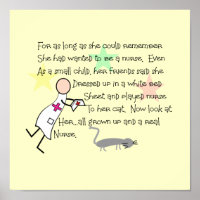 "Little Girl Nurse" Story Art Print - Framework