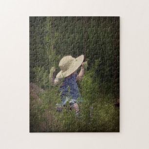 Little Girl on Swing Puzzle