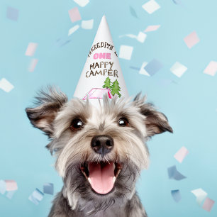 Little Girl One Happy Camper Erste Geburtstagspart Partyhütchen