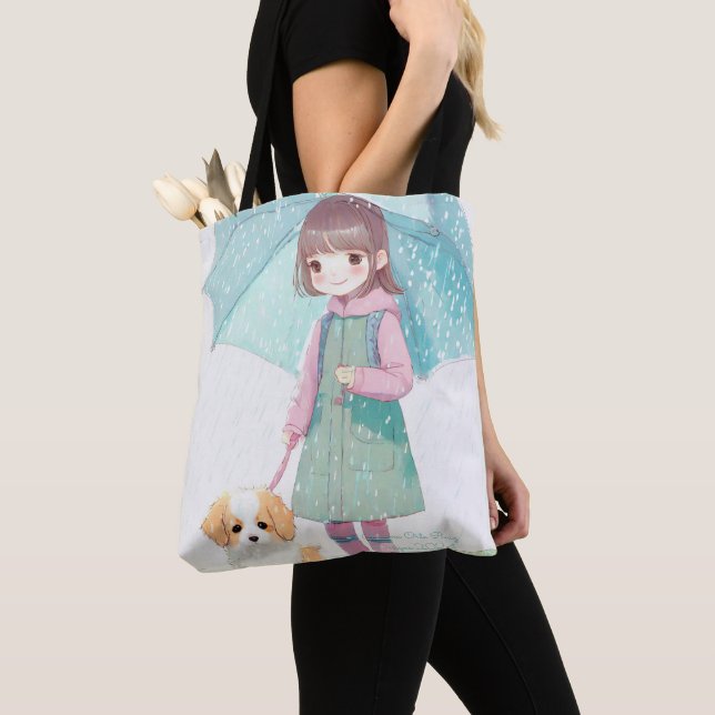 Little Girl Regentag (Von Nahem)