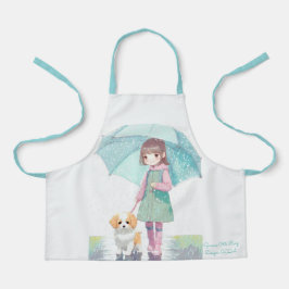 Little Girl Regentag Schürze