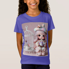 Little Girl with a Bird, Sammlung von Natasha Us T-Shirt