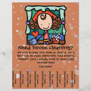 Little Girlie fördert ihr Geschäft im Haushalt Flyer