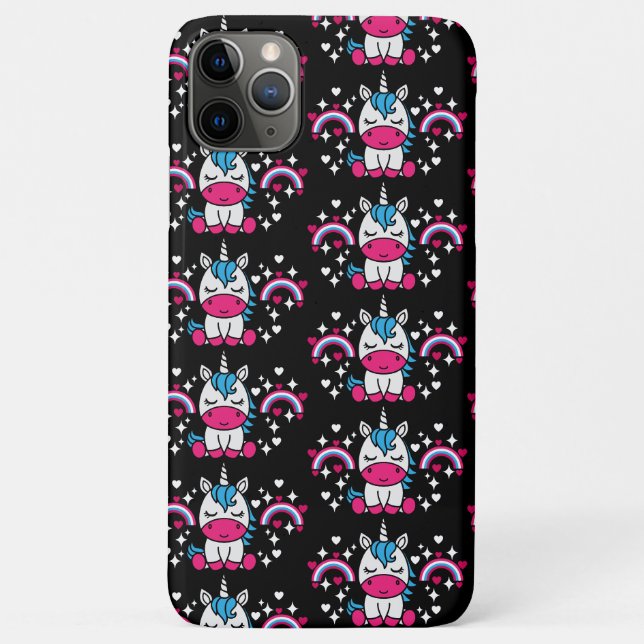 Little Girls Unicorn Pony Case-Mate iPhone Hülle (Rückseite)