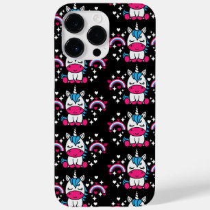 Little Girls Unicorn Pony Case-Mate iPhone 14 Pro Max Hülle