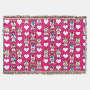 Little Girls Unicorn Pony Decke