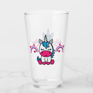 Little Girls Unicorn Pony Glas