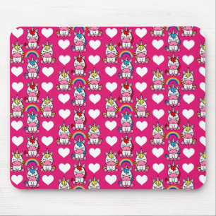 Little Girls Unicorn Pony Mousepad
