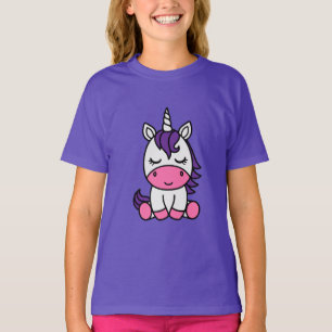 Little Girls Unicorn Pony T-Shirt