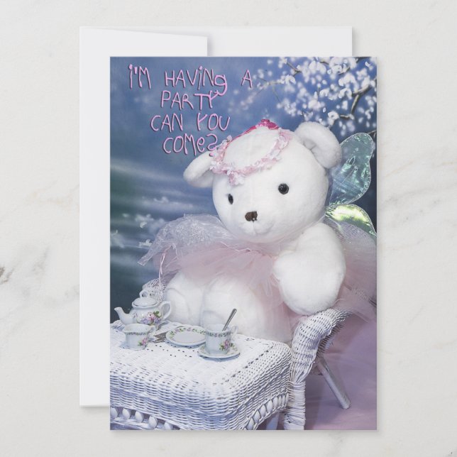 Little Gir's Einladungen zum Geburtstag (Vorderseite)