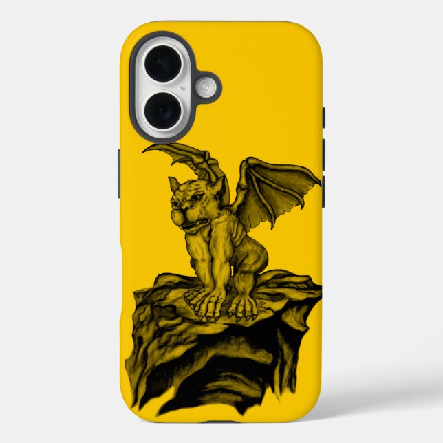 Little Golem Gargoyle Case-Mate iPhone Hülle (Rückseite)