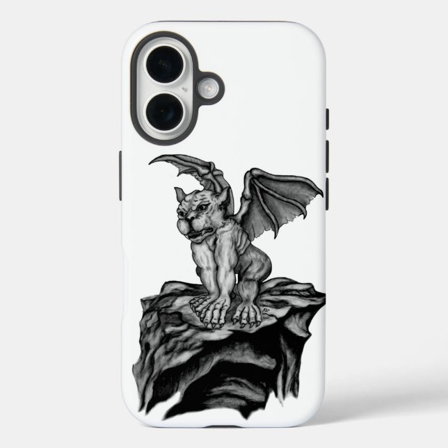Little Golem Gargoyle Case-Mate iPhone Hülle (Rückseite)